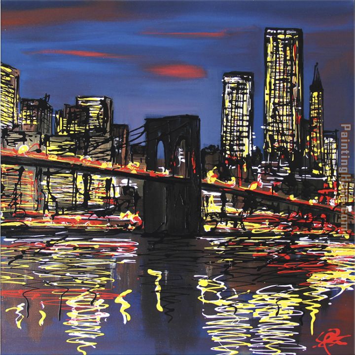 Brooklyn Blues painting - Paul Kenton Brooklyn Blues art painting